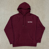 WORM Logo Hoodie Maroon