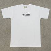 WORM T-shirt Small Logo White