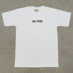 WORM T-shirt Small Logo White
