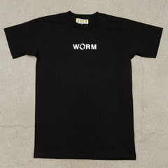 WORM T-shirt Small Logo Black