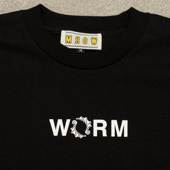 WORM T-shirt Small Logo Black