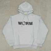WORM LOGO HOODIE 2025 (GREY)