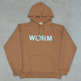 WORM LOGO HOODIE 2025 (BROWN)