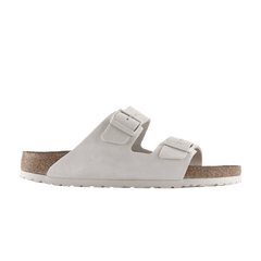 Arizona Soft Footbed Suede Antique White