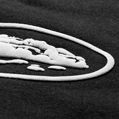Corteiz Island Puff Print Zip Hoodie Black