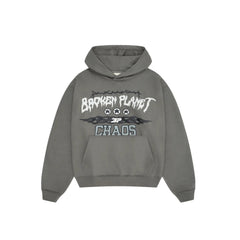 Broken Planet Chaos Hoodie Gunmetal Grey