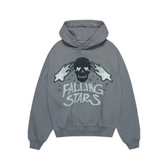 Broken Planet Market Falling Stars Hoodie Dark Grey