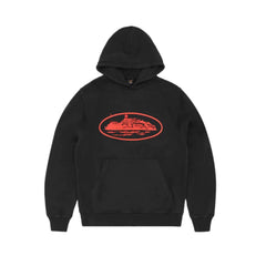 Corteiz Alcatraz Hoodie Black Red