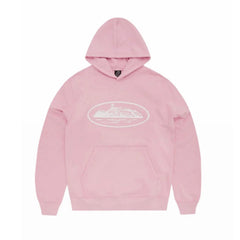 Corteiz Alcatraz Hoodie Baby Pink