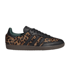 Samba OG Black Green Leopard (Women's)