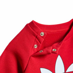 adidas Infants Crew Set - Better Scarlet / White