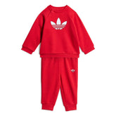 adidas Infants Crew Set - Better Scarlet / White