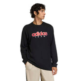 adidas GFX Long Sleeve Tee - Black