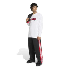 adidas GFX Long Sleeve Tee - White