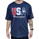 Champion Graphic Summer USA Tee - Navy