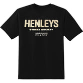 Henleys Society Tee - Black