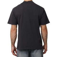 Mitchell & Ness Bevel Burst Tee Los Angeles Lakers - Overdyed Black