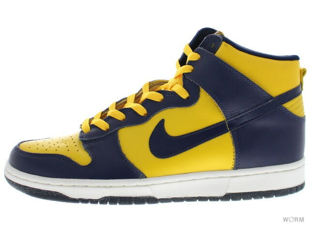 NIKE DUNK HIGH LE MICHIGAN 630335-471 【DS】