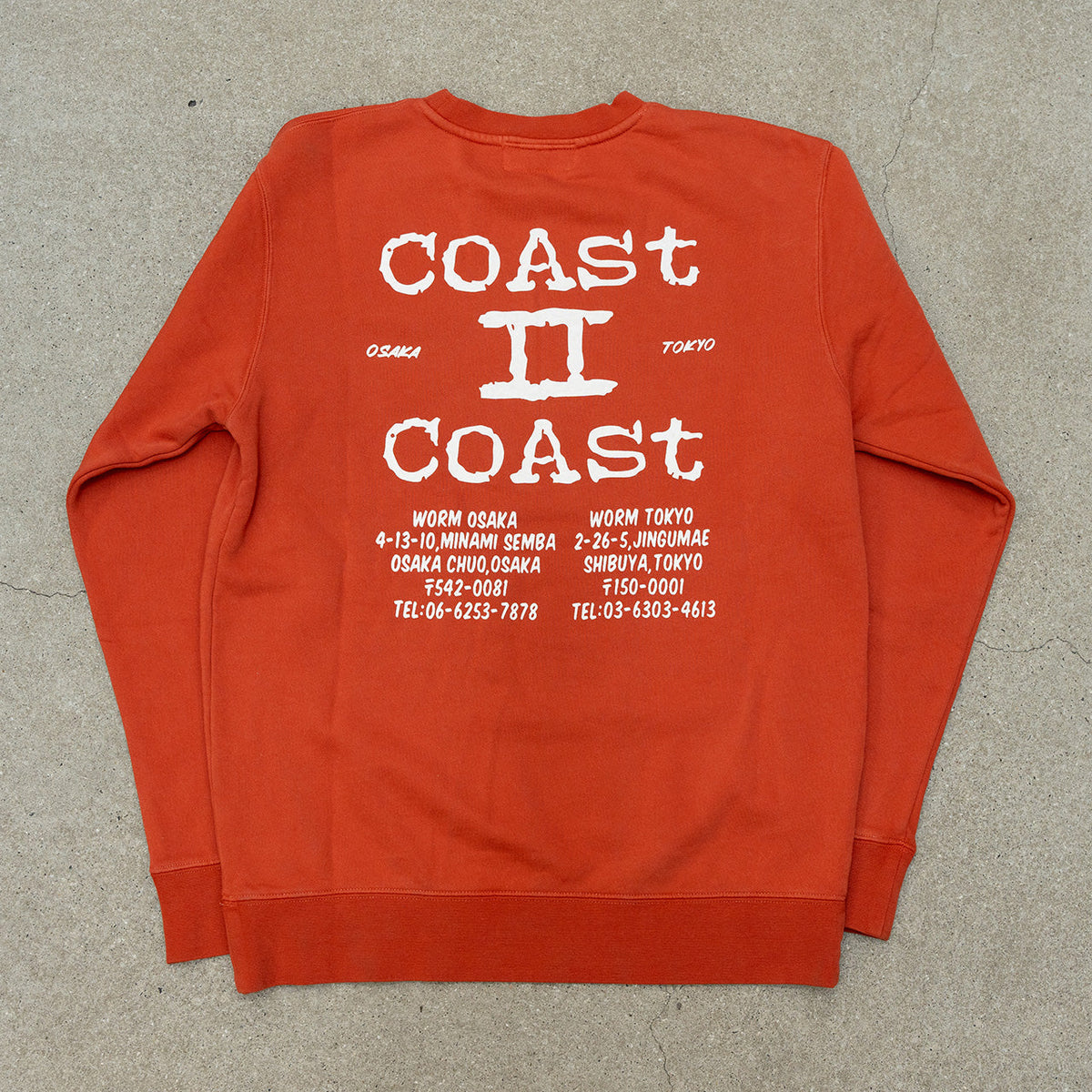WORM Coast 2 Coast Crew Neck Sweatshirt Amber
