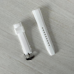 Silicone Strap for Swatch x Omega Moonswatch - White