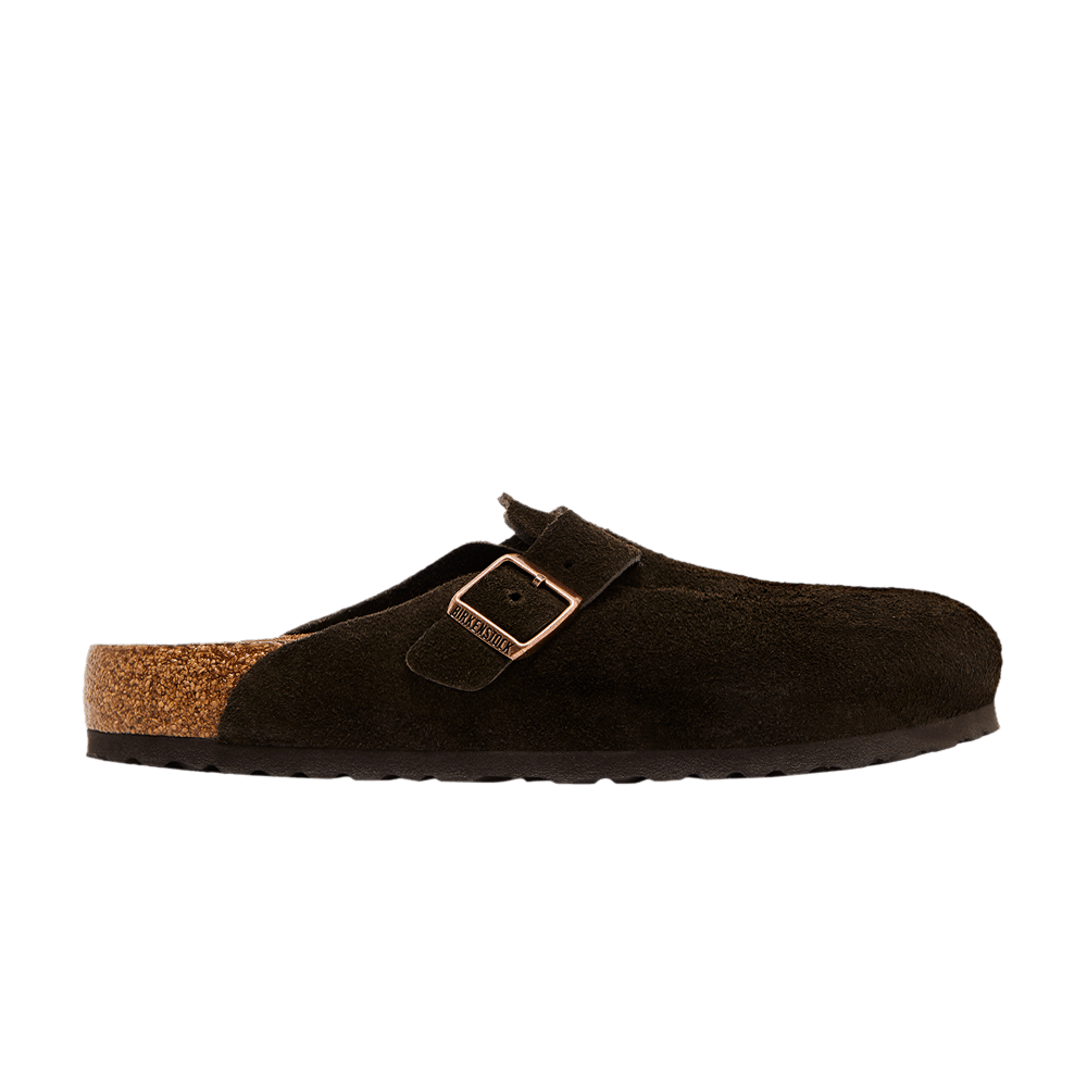 Boston Soft Footbed Suede  Mocha