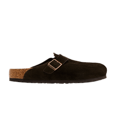 Boston Soft Footbed Suede  Mocha