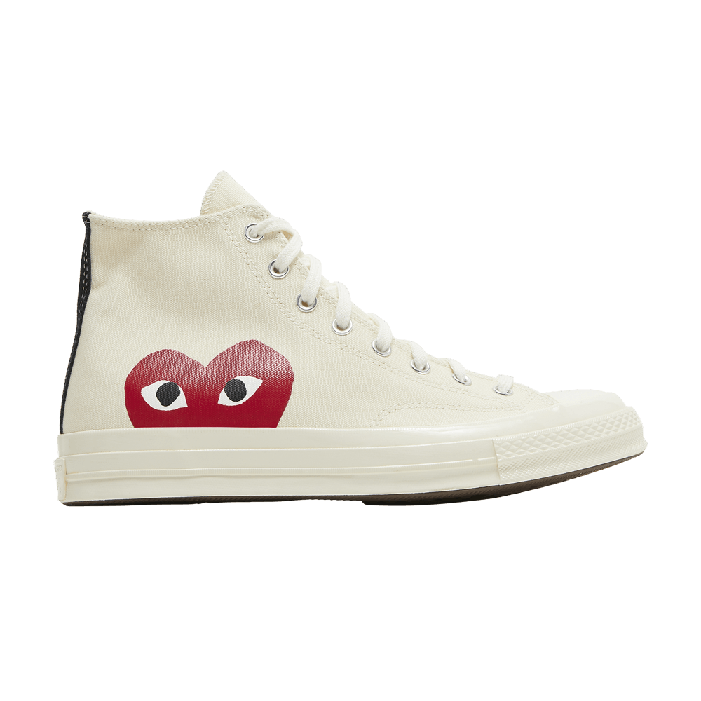 Chuck Taylor All Star 70 Hi Comme des Garcons PLAY White