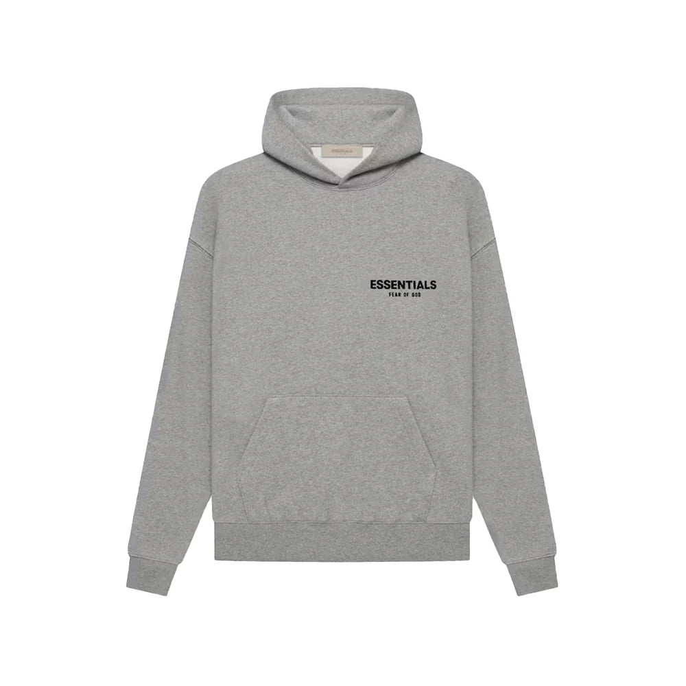 Essentials Dark Oatmeal Hoodie