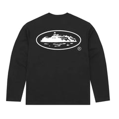 Corteiz OG Island Logo Longsleeve Tee Black
