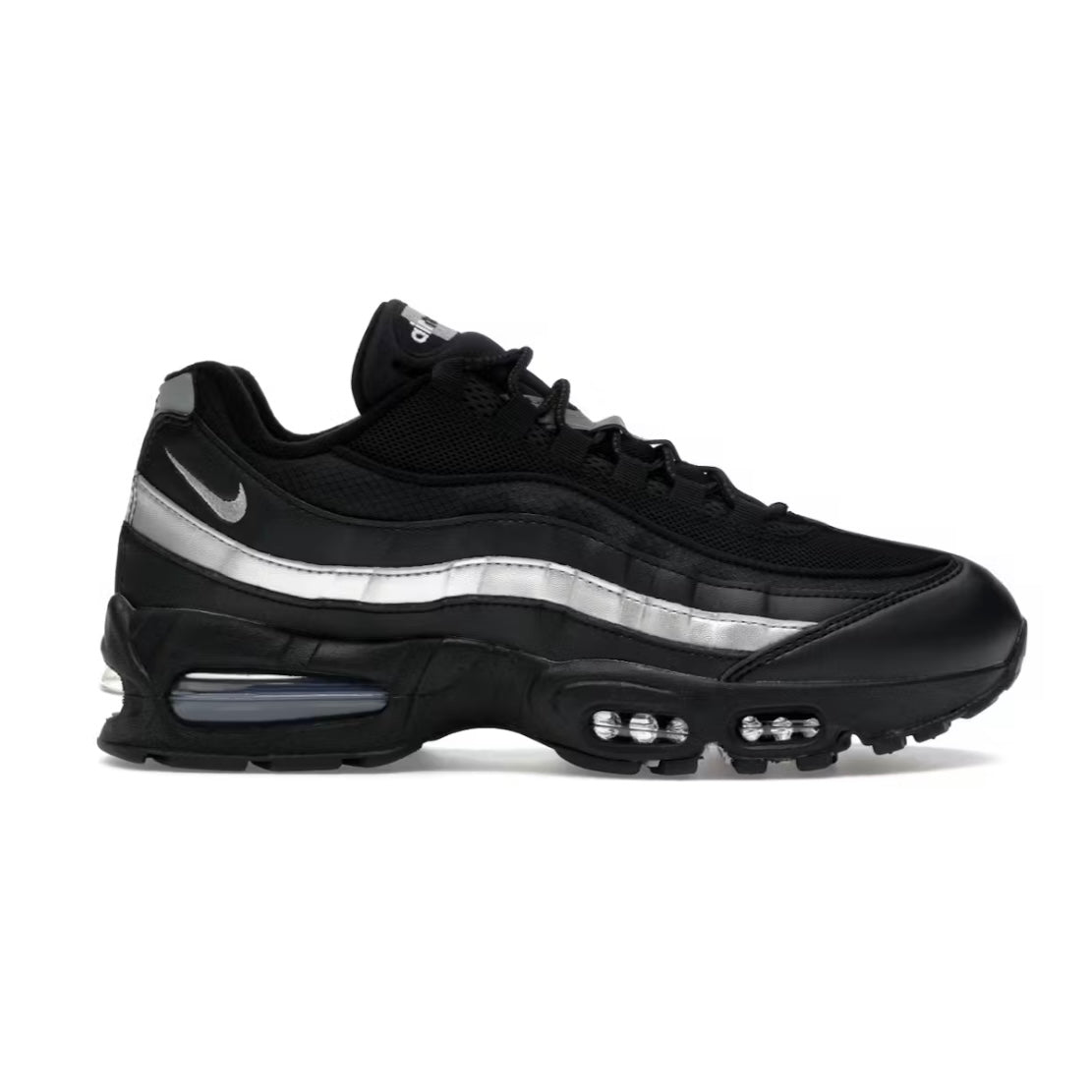 Nike Air Max 95 OG Big Bubble Black White Metallic Silver