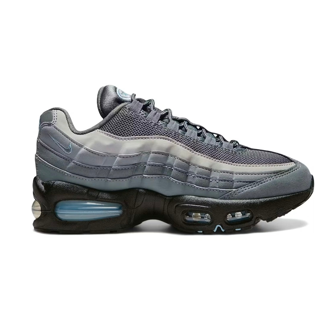 Nike Air Max 95 Big Bubble Cool Grey Psychic Blue (GS)