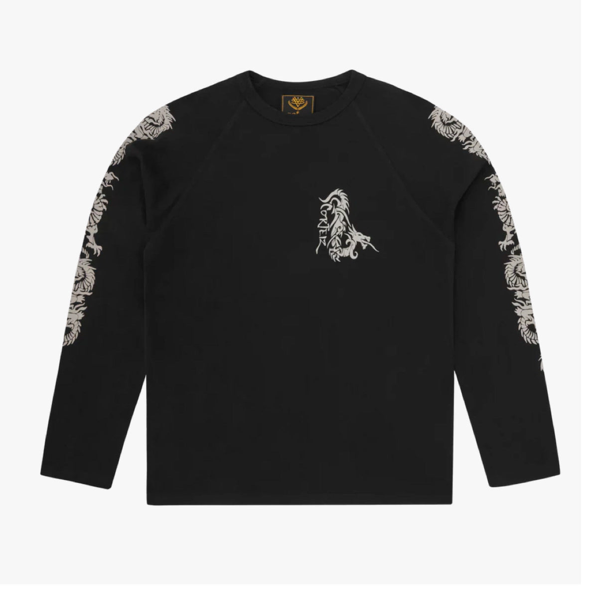 Corteiz Dragon Ragan Longsleeve Black