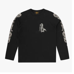 Corteiz Dragon Ragan Longsleeve Black