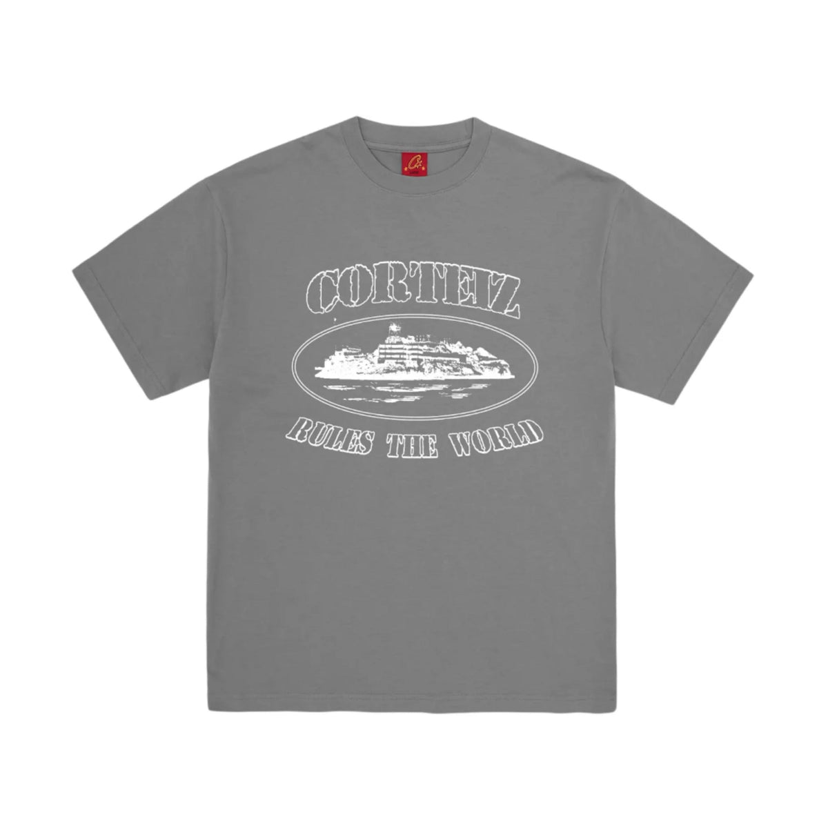 Corteiz OG Alcatraz Tee Gully Grey