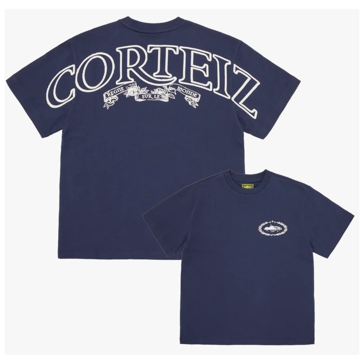 Corteiz Royale Heavyweight Tee Navy