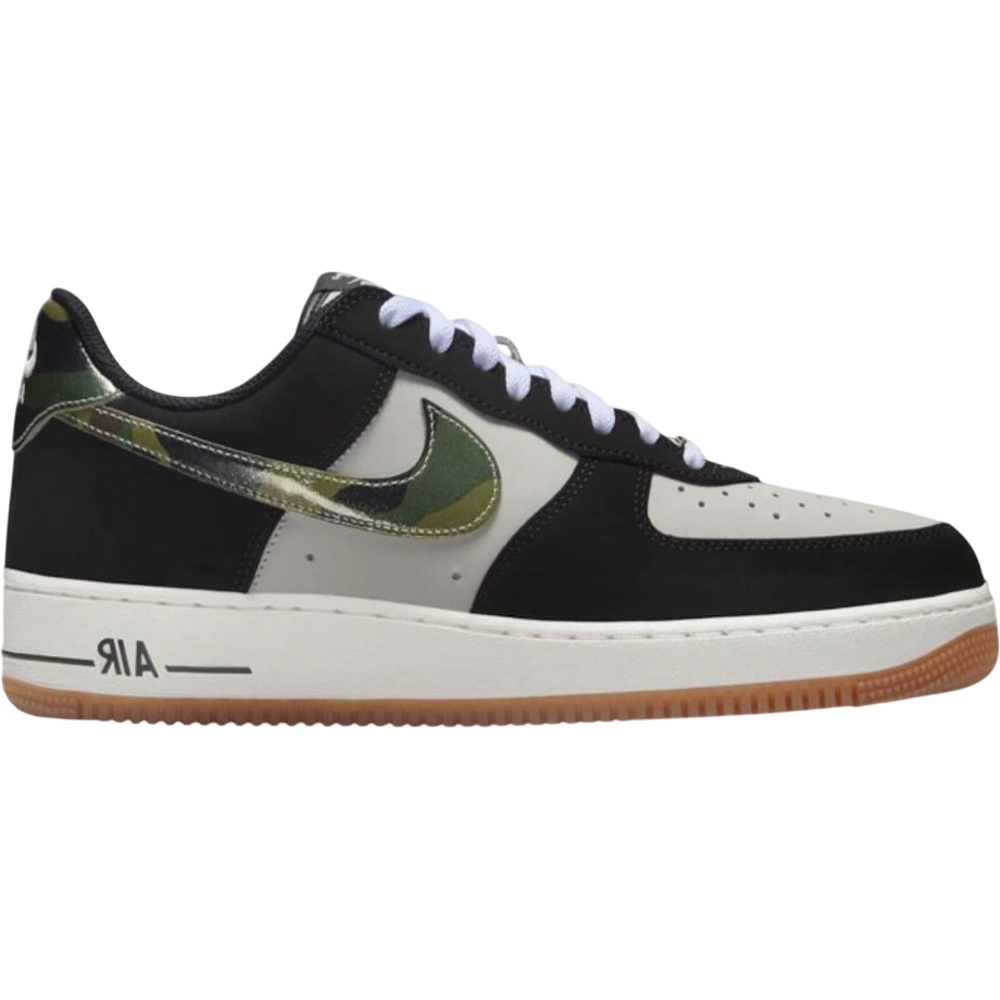 Air Force 1 Low '07 LV8 Black Patent Camo Swoosh
