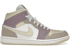 Air Jordan 1 Mid Light Orewood Brown Taupe Grey (Women's)