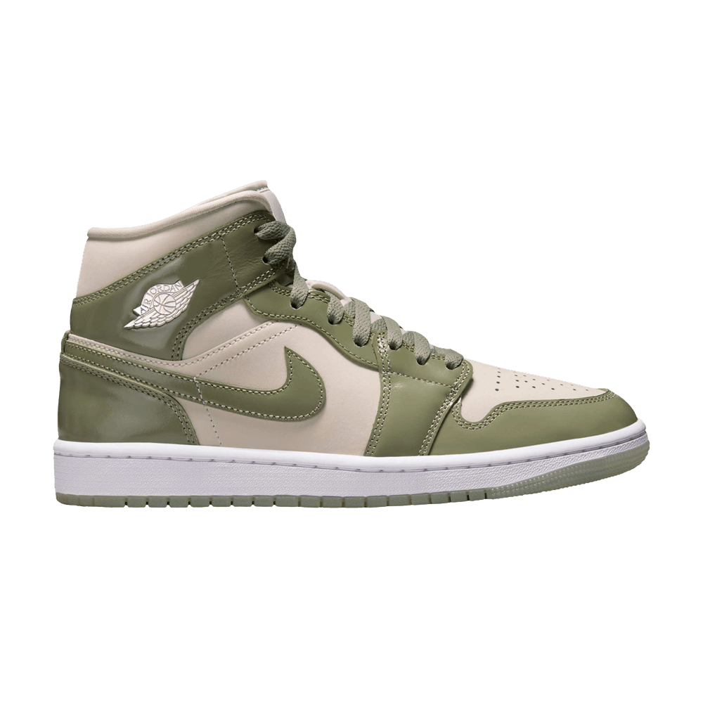 Air Jordan 1 Mid SE Sea Glass Oil Green (Women's)