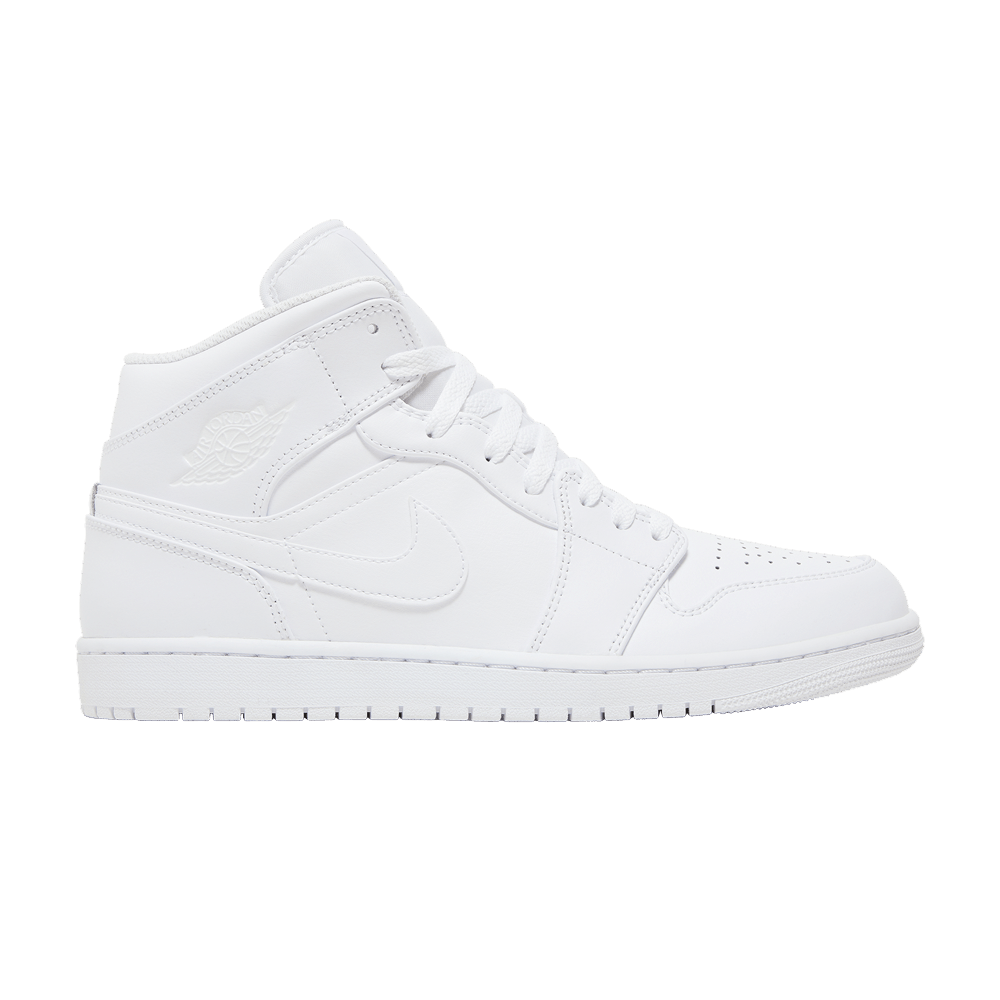 Air Jordan 1 Mid Triple White