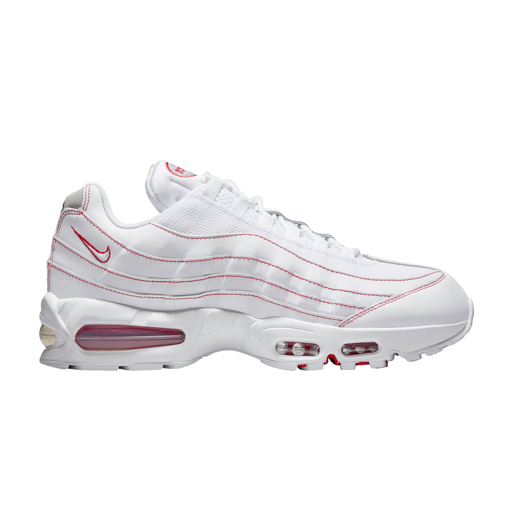 Air Max 95 OG Big Bubble White University Red