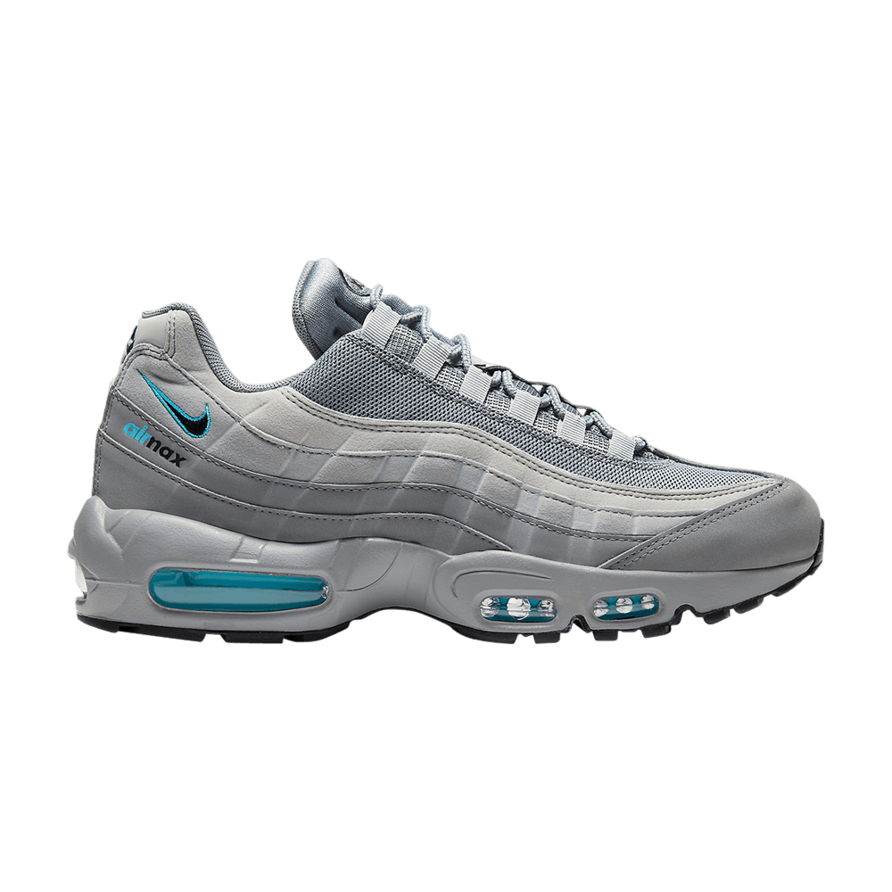 Air Max 95 Retro Logo Grey Aqua