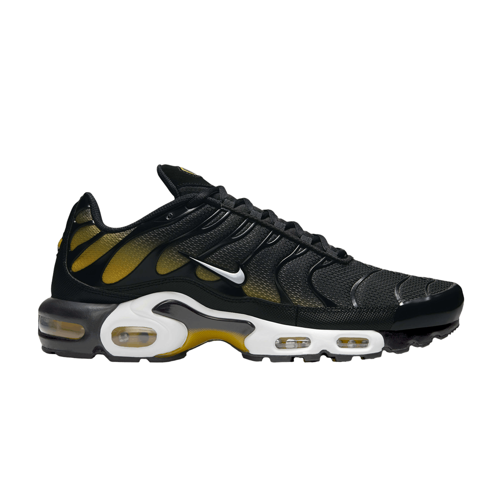 Air Max Plus Black University Gold White