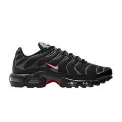 Air Max Plus Black University Red Metallic Silver