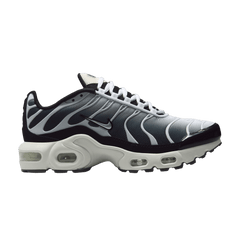 Air Max Plus Black White Sail Metallic Cool Grey (GS)
