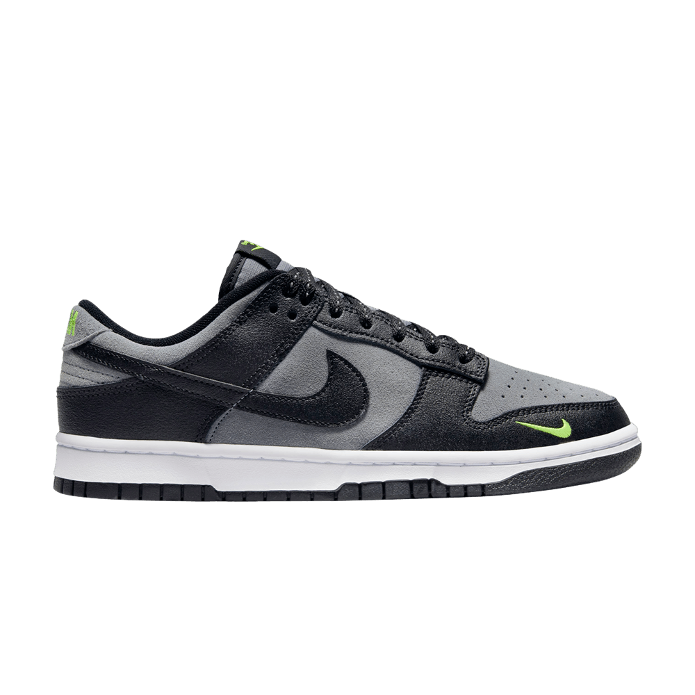 Dunk Low Black Cool Grey Volt Mini Swoosh