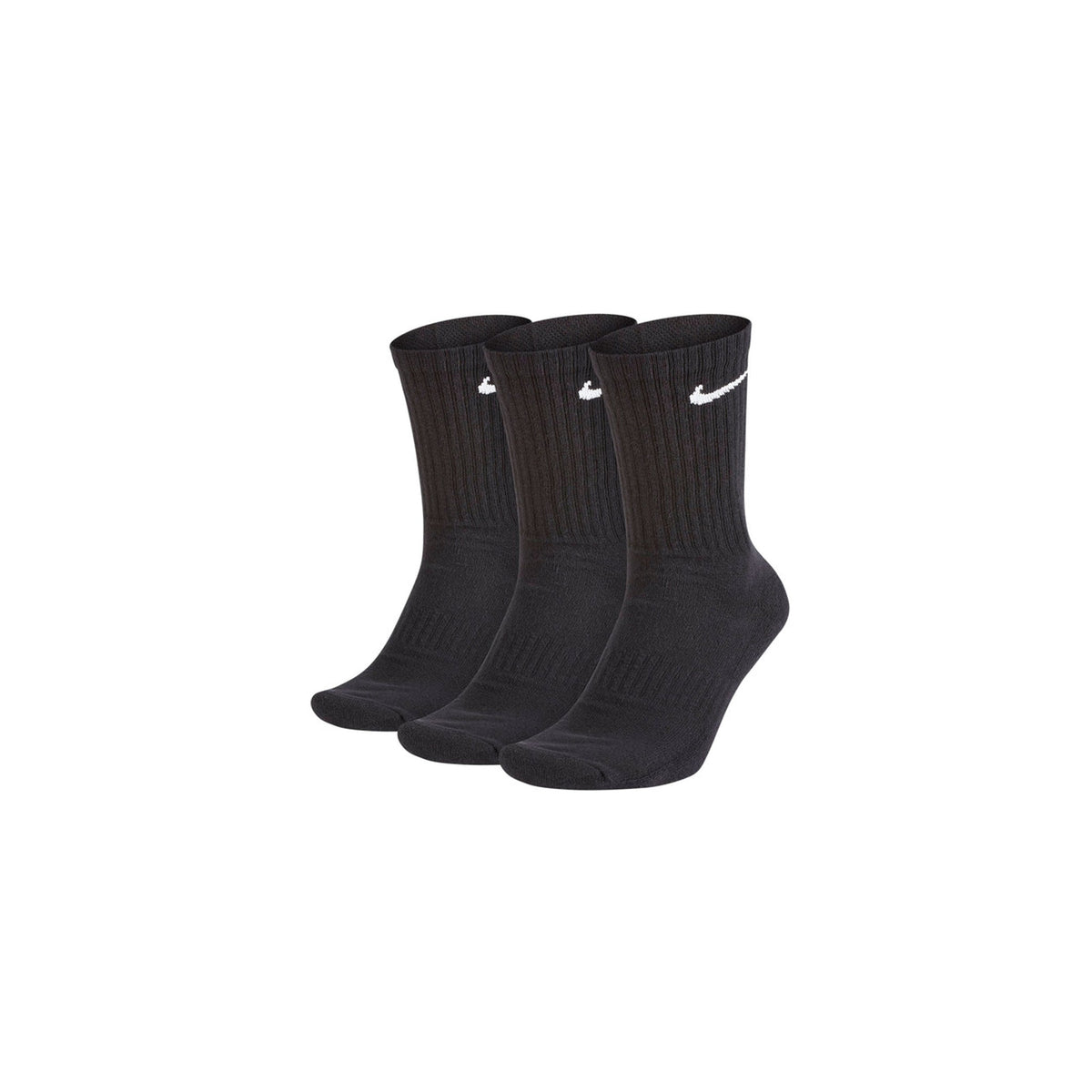 Every Day Cotton Cushioned Socks X 3 Zwart