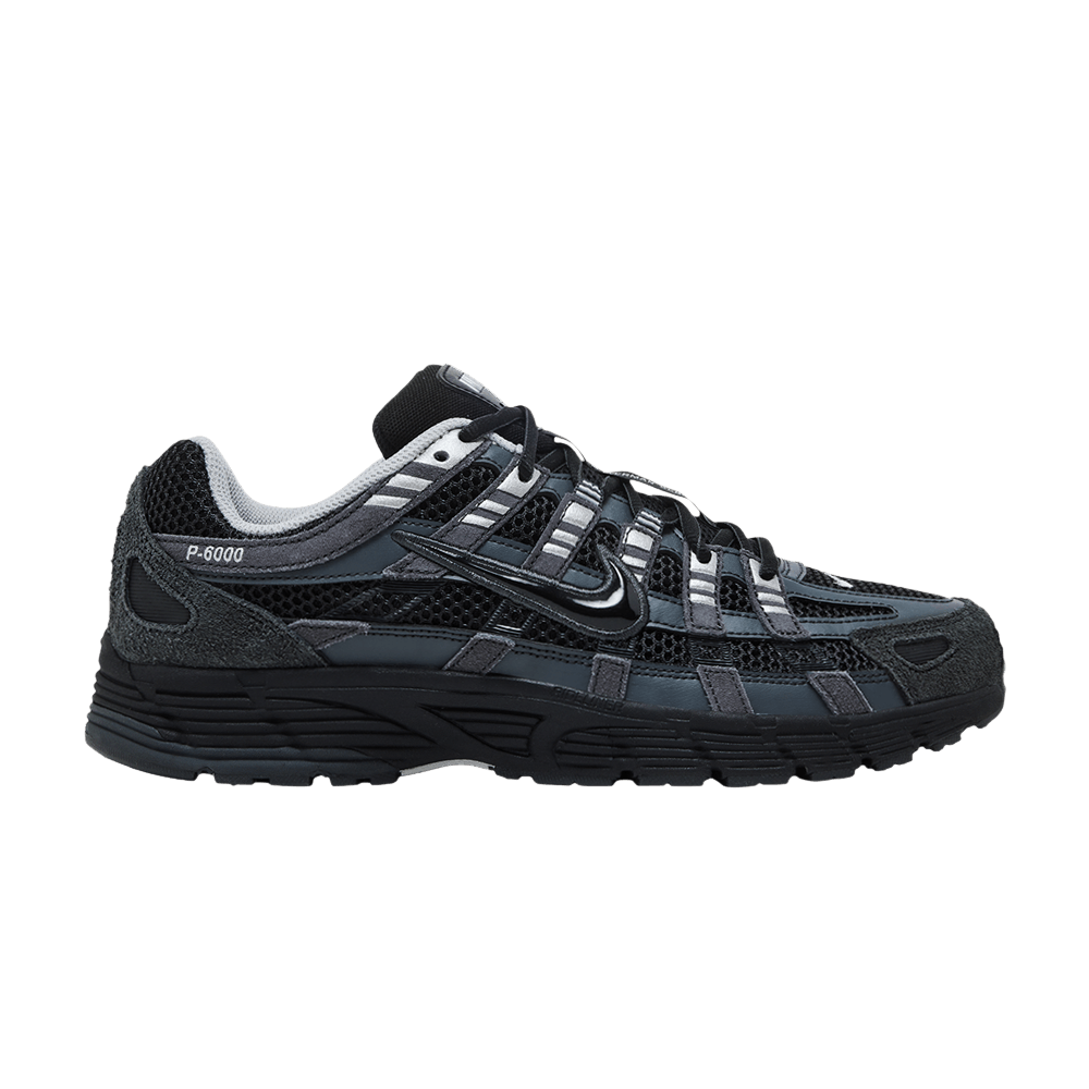 P-6000 Suede Anthracite Metallic Silver