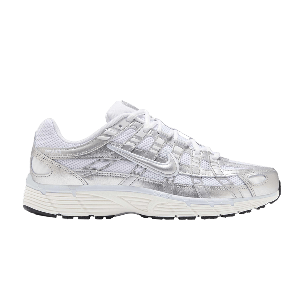 P-6000 White Blue Tint Sail Metallic Silver (Women's)