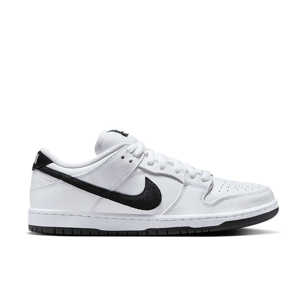 SB Dunk Low White Black