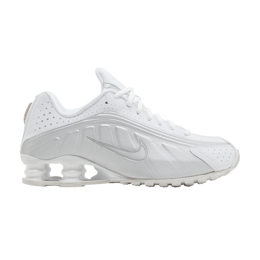 Shox R4 White Metallic Silver (Women's)